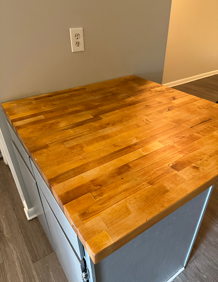 stain and finishing after 2