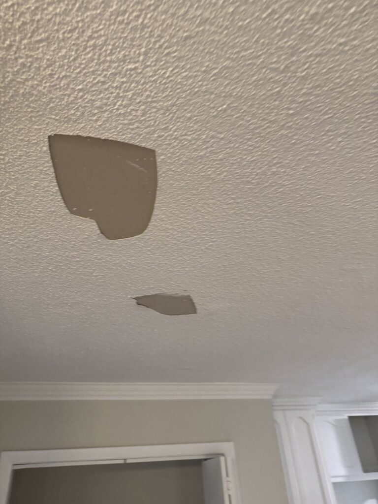 popcorn ceiling repair before 2
